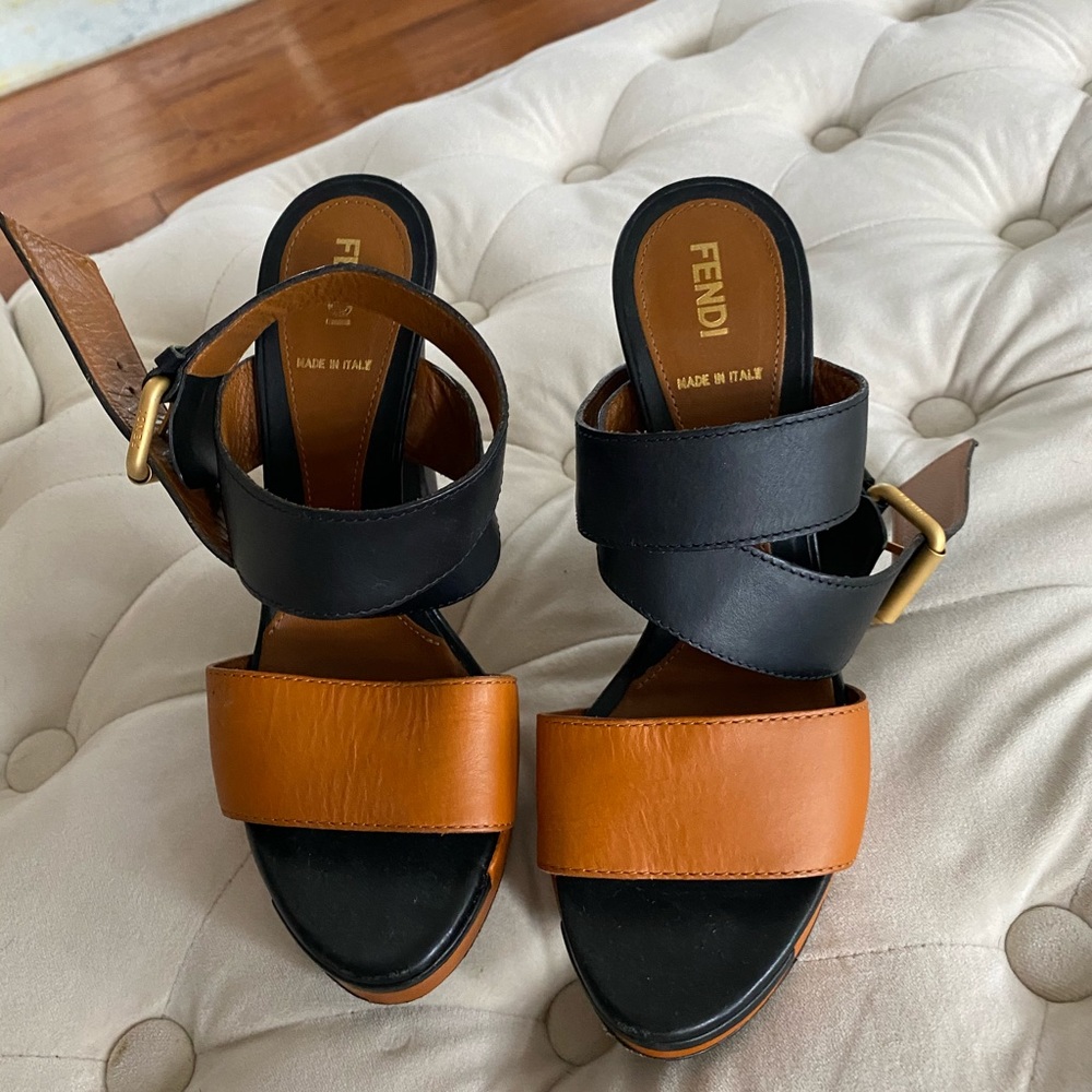 Fendi platform heels